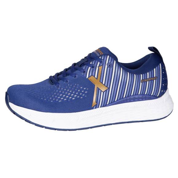 NEW XELERO men's steadfast running shoes in navy/bronze